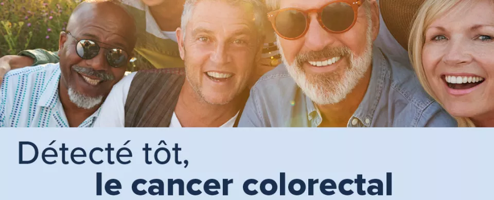 Affiche de sensibilisation mars bleu